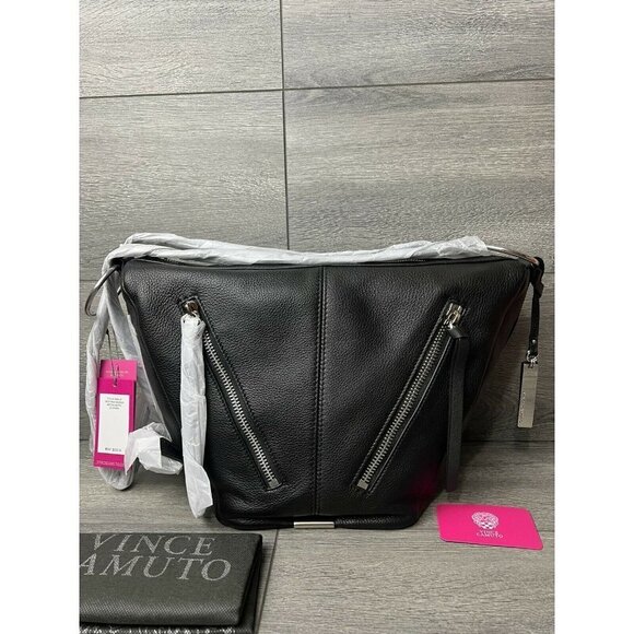 Vince Camuto Leather Convertible Backpack - Nikia black bag main image 4